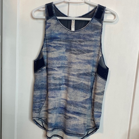 Lululemon | Sculpt Tank II Mesh Scape Multi / True Navy - US10 - Sleeveless - Picture 3 of 9